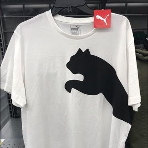 Men’s White Puma Tee